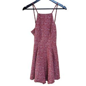 Hollister Dress Strap Mini Lace Up Back Women's Size XS